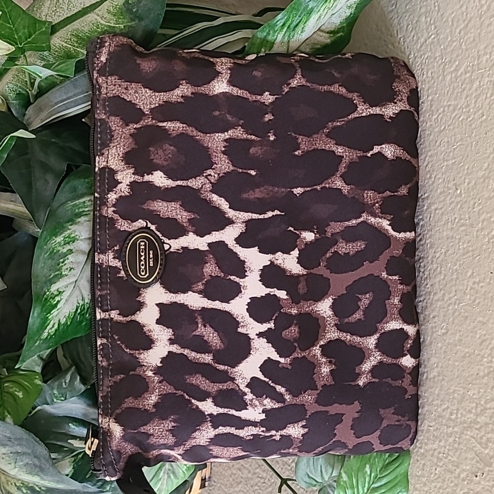 Coach folding duffle and accessory bag/pouch NWOT